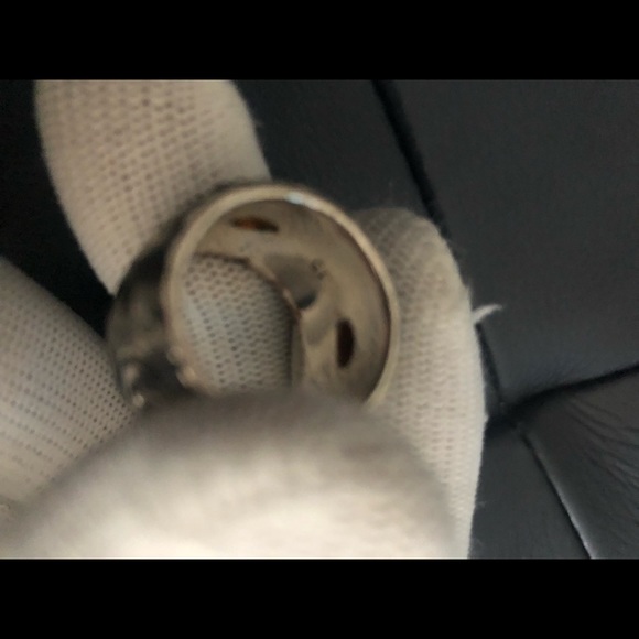 Gucci tiger head sterling sliver ring with stone - Picture 4 of 9